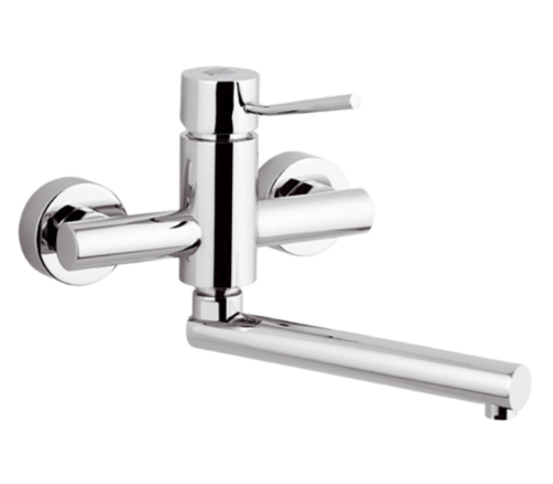 Смеситель для кухни Remer Minimal N41 настенный хром