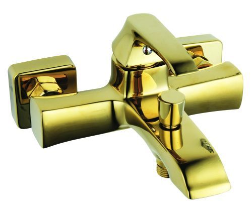 Смеситель для ванны Creavit AG2500G настенный золото