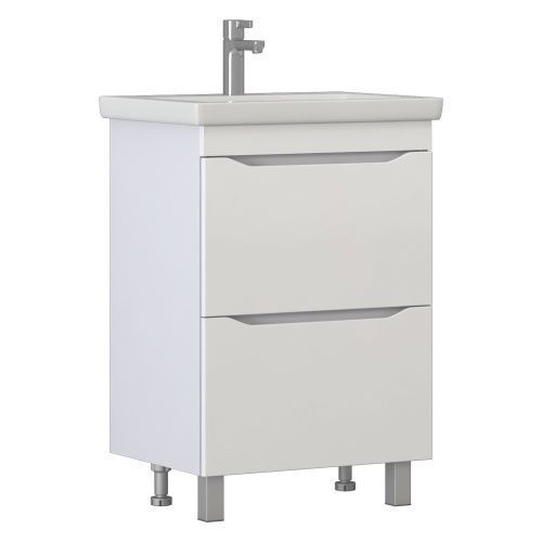 Тумба под раковину Vigo Grani 201 60х40 напольная цвет белый