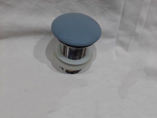 Раковина из сантехнического фаянса CeramaLux 104MHL-4 40х40 накладная цвет синий без отверстий под смеситель - фото 2