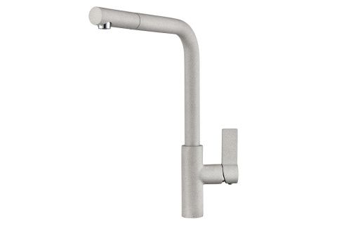 Смеситель для кухни Granula 2502, БАЗАЛЬТ на мойку серый