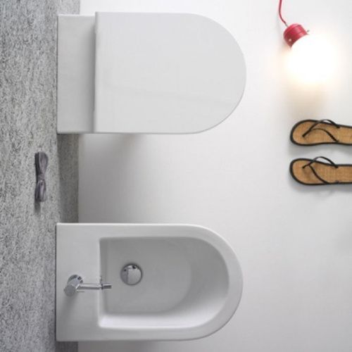 Биде подвесное Globo Forty3 FOS09.BI*1 цвет белый