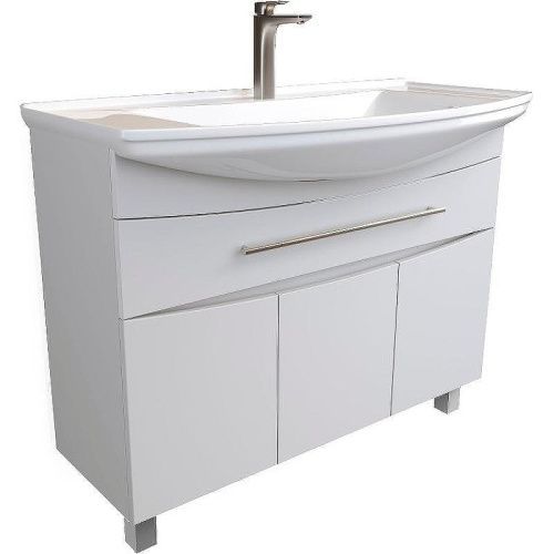 Тумба под раковину 1MarKa Lina У94492 100х30 цвет белый