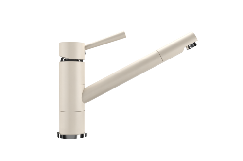 Смеситель для кухни Ulgran Quartz UQ-025-02 на мойку белый