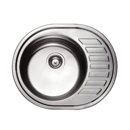 Кухонная мойка Haiba HBS4557-06 55х45 цвет нержавеющая сталь поверхность матовая