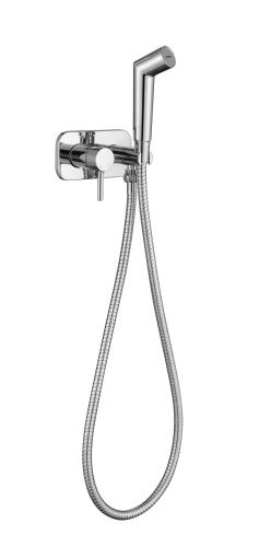 Гигиенический душ со смесителем AltroBagno Metropoli AltroBagnoMetropoli060109Cr хром