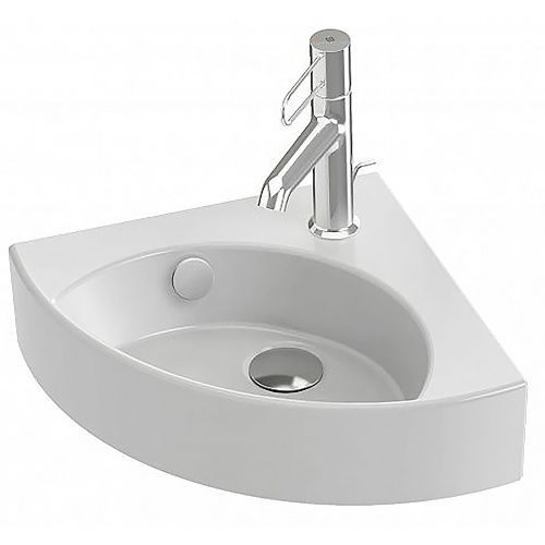 Раковина из сантехнического фарфора Jacob Delafon Odeon Rive Gauche EGP112-00 50х40 подвесная цвет белый