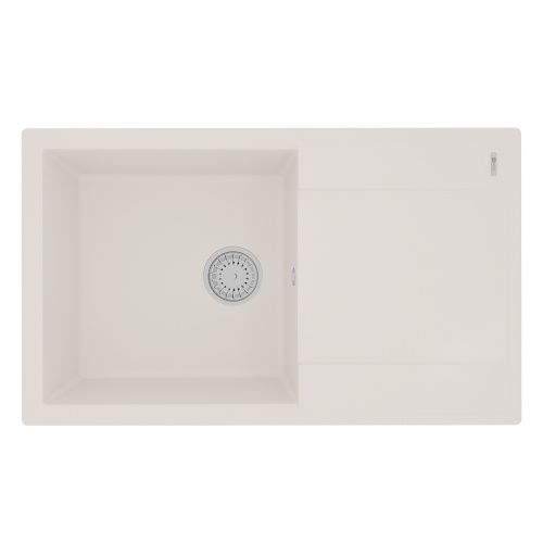 Кухонная мойка LeMark Imandra 840 9910034 85х50 цвет белый поверхность матовая