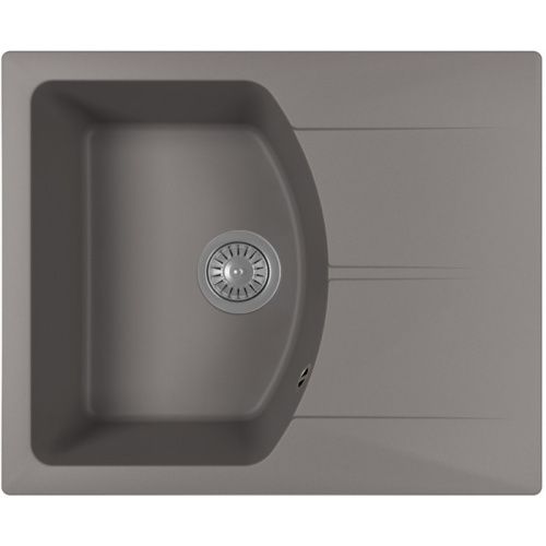 Кухонная мойка Florentina Паола 620 20.470.A0620.307 60х50 цвет серый поверхность матовая