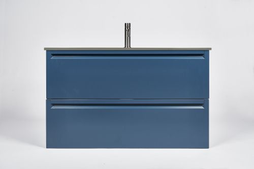 Тумба с раковиной Inda Piccadilly INDA Piccadilly 80BD Cemento 80х50 подвесная цвет синий