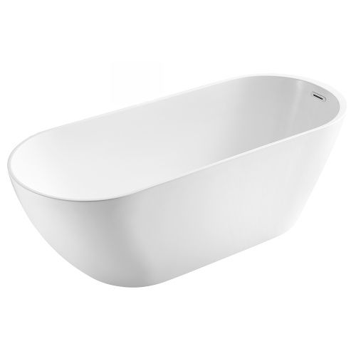 Ванна акриловая Azario BELLAGO AZ-M722 170х70 отдельностоящая овальная с ножками