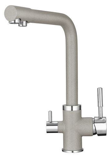 Смеситель для кухни Granula 2015, БАЗАЛЬТ на мойку серый