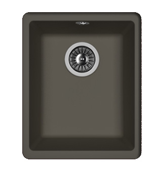 Кухонная мойка Florentina Вега 300 22.305.A0300.302 40х35 цвет черный поверхность матовая