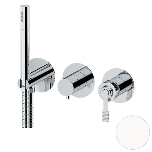Смеситель для душа Remer Atelier AL97D3PBO встраиваемый в стену белый