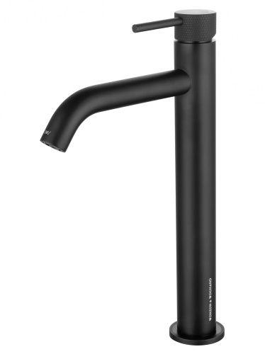 Смеситель для раковины Wonzon & Woghand WW-H1062-MB на столешницу черный