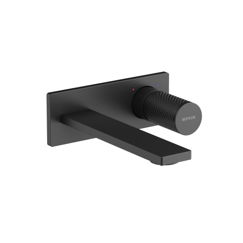 Смеситель для раковины Sancos Nexus SC9013MB встраиваемый в стену черный