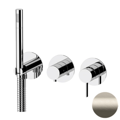 Смеситель для душа Remer Metrica MC97D3PXV встраиваемый в стену нержавеющая сталь