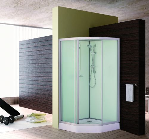 Душевая кабина Esbano ELEGANCIA ESKB110PR 110х110 пятиугольная с крышей ориентация универсальная