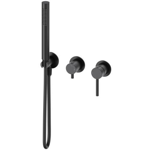 Смеситель для душа Wonzon & Woghand Stick WW-838017-MB встраиваемый в стену черный