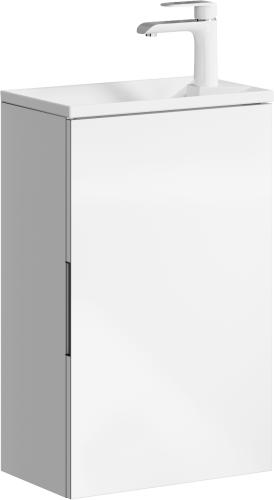 Тумба под раковину Aqwella Y ACC0104W 40х30 подвесная цвет белый