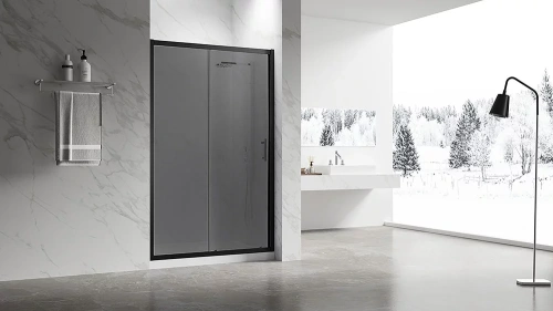 Душевая дверь Veconi Vianno VN55BT-150-05-C8 150х195 стекло тонированное профиль черный