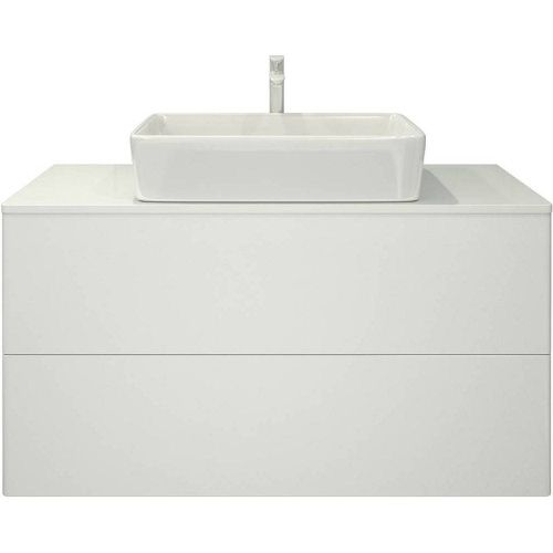 Тумба под раковину Orange Otto Ot-100TuMDF 100х50 подвесная цвет белый