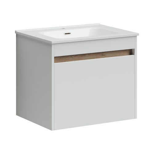 Тумба под раковину Sancos Smart SM60W 60х50 подвесная цвет белый