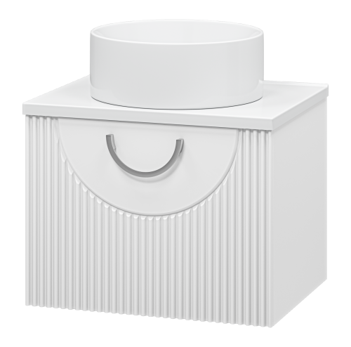Тумба под раковину Misty Ярина П-Яри-09060-011Я 60х50 подвесная цвет белый