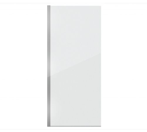 Душевая шторка на ванну Bravat Alfa BG070.5120A 70х150 стекло прозрачное профиль хром ориентация левая