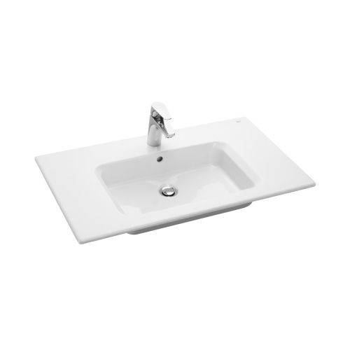 Раковина из сантехнического фарфора Roca The Gap 73279A4000 80х50 накладная цвет белый