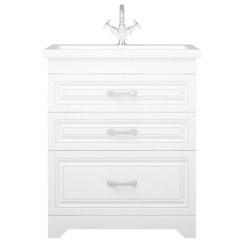 Тумба под раковину Corozo Каролина SD-00000923 70х40 напольная цвет белый