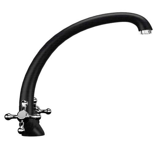 Смеситель для кухни Ulgran Classic U-013-308 на мойку черный