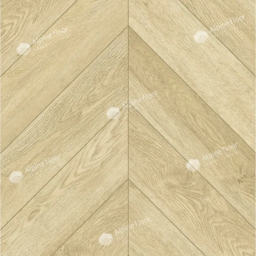 Кварцвиниловая плитка Alpine Floor Chervon Alpine LVT ECO 20-2 Дуб Ваниль Селект Chevron толщина 0.25 см 43 класс 555х127