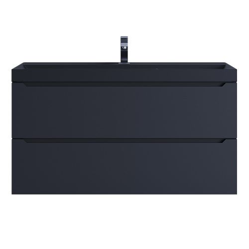 Тумба с раковиной Uperwood Tanos-Classic Quartz 3930421701 100х50 цвет черный