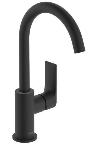 Смеситель Hansgrohe Rebris E 72576670 на раковину черный