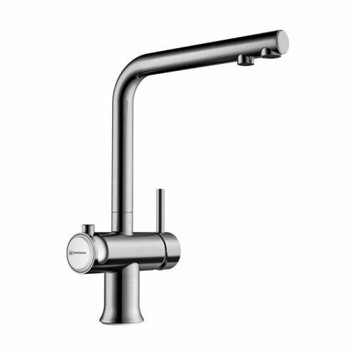 Смеситель для кухни Omoikiri Hotaru 4994050 на мойку белый/нержавеющая сталь