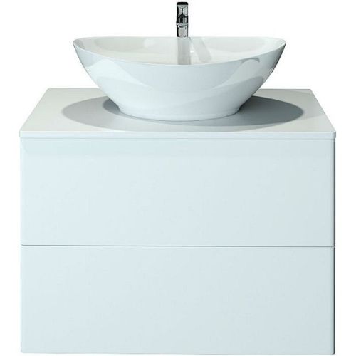 Тумба под раковину Orange Otto Ot-75TuGLASS 80х40 подвесная цвет белый