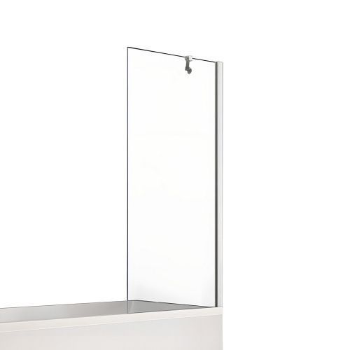 Душевая шторка на ванну New Trendy NEW SOLEO Chrome P-0076 100х140 стекло прозрачное профиль хром ориентация универсальная