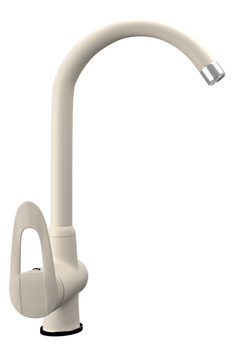 Смеситель для кухни Ulgran Quartz UQ-006-02 на мойку бежевый