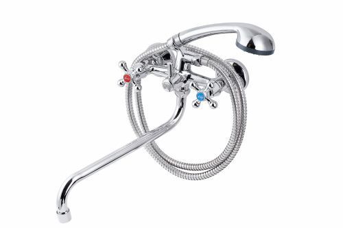 Смеситель для ванны и душа FAUZT FZs-471-54 настенный хром