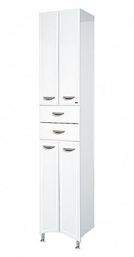 Шкаф-пенал Misty Дрея Э-Дре05040-012Я 40х190 напольный цвет белый