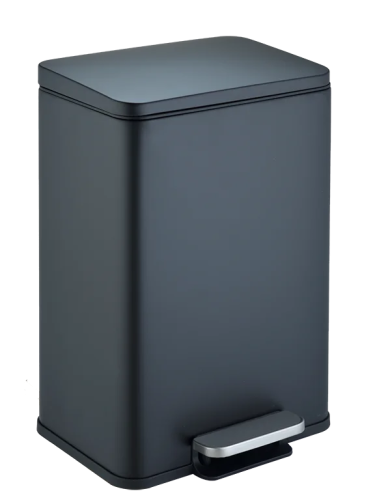 Ведро мусорное педальное WeltWasser WW GOLF BL 17L (10000013414)