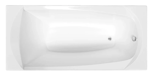 Ванна акриловая 1MarKa ELEGANCE 01эл16570 165х70 пристенная прямоугольная без ножек и каркаса
