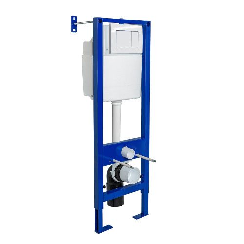 Комплект сантехническая инсталляция с клавишей смыва Berges АТОМ 040333