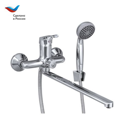 Смеситель для ванны Славен Дача СЛ-ОД-Б31 настенный хром