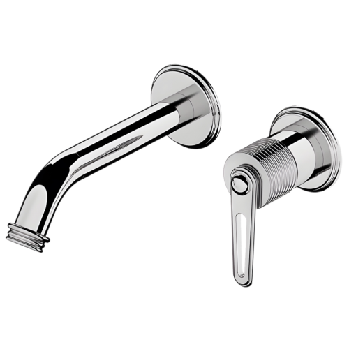 Смеситель для раковины Daniel Brooklyn BY632PCR встраиваемый в стену хром