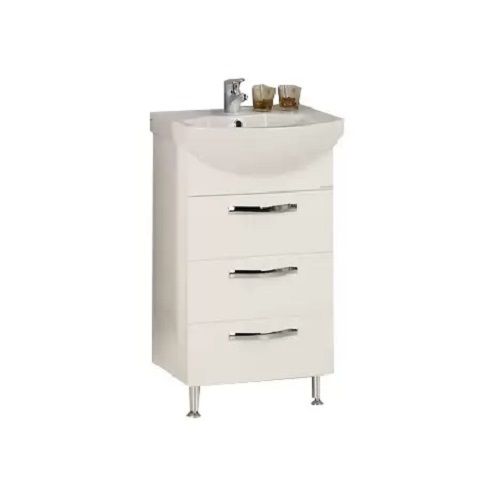 Тумба под раковину Aquaton Ария 1A140201AA010 50х30 подвесная цвет белый