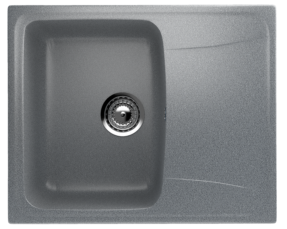 Кухонная мойка Ulgran Classic U-201-309 60х45 цвет серый