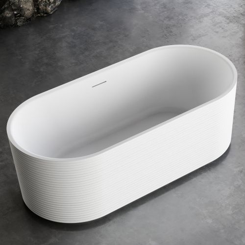 Ванна акриловая Abber AB9436-1.7 170х80 отдельностоящая овальная с каркасом