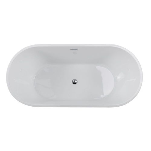 Ванна акриловая Art&Max AM-203-1500-750 150х75 отдельностоящая овальная